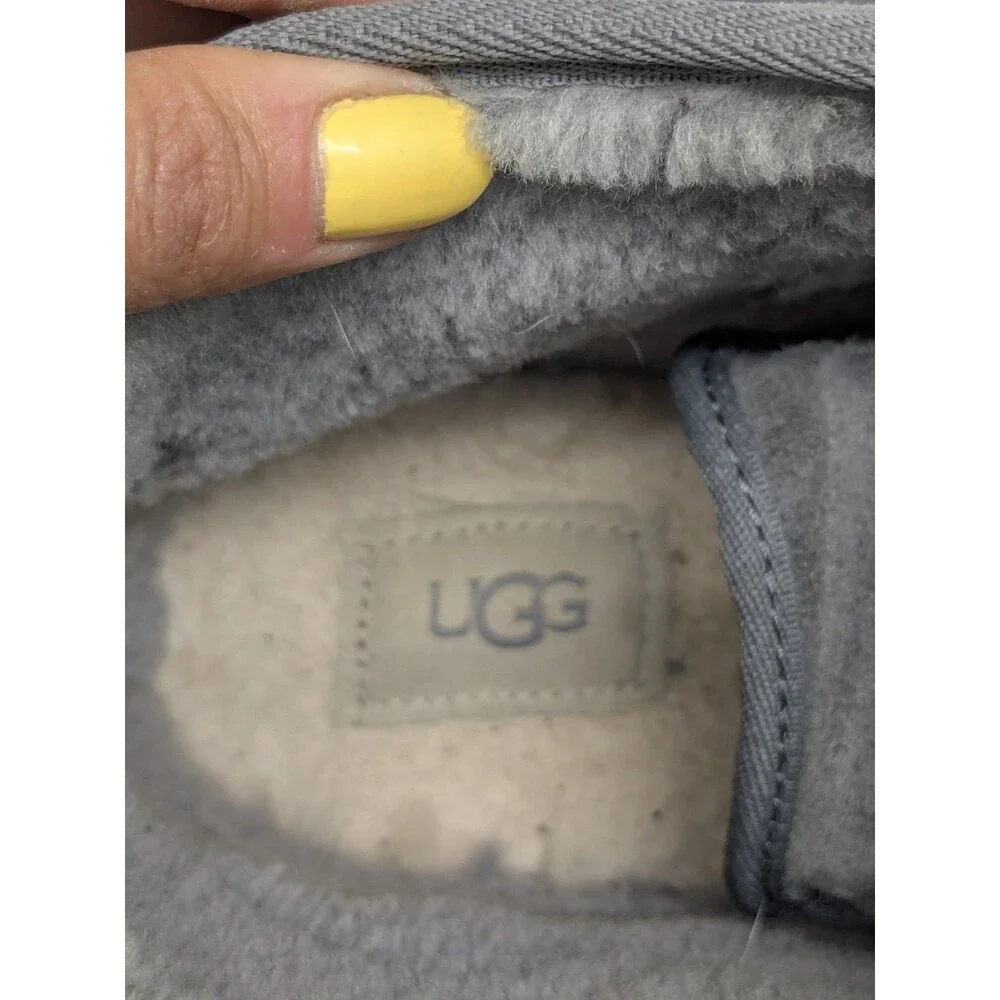 UGG Neumel Snapback Men’s Boots Metal Grey Suede Size 12 Winter Shoes